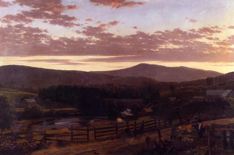 Frederic Edwin Church Ira Mountain, Vermont Germany oil painting art